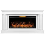 Каминокомплект: Очаг Royal Thermo Aurora RTFP/P-AR40LS, портал Olympia 42/40/36, белый 2