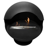 Каминокомплект:Биокамин Firelight BFP/F-55 Sphere+Набор керамических камней М, черные 2