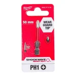Насадка бита Milwaukee SHOCKWAVE PH1 50мм (1) 4932471564 1