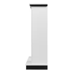 Каминокомплект:Очаг Electrolux Classic EFP/P-1020LS, портал Grado Classic белый, черный 4