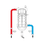 Котел газовый Ferroli FORCE W 120 конденсационный, настенный, 1 конт., закр. кам. сгор. 3