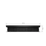 Конвектор внутрипольный Royal Thermo ATRIUM TURBO-80/400/2900-DG-U-DB 3