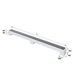 Конвектор напольный Royal Thermo STEP-80/180/2700-1-N-WT-LG-NA 2