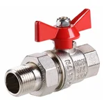 Кран шар. Valtec VT.227.N.05 BASE ВН 3/4" с американкой бабочка 3
