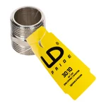 Ниппель прямой LD DN20 нр-нр, латунь никелированная 5