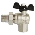 Кран VRT шаровой со сгоном угловой 1/2" бабочка 2