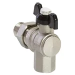 Кран VRT шаровой со сгоном угловой 1/2" бабочка 3