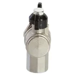 Кран VRT шаровой со сгоном угловой 1/2" бабочка 4