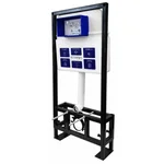 Инсталляция для унитаза BETTOSERB sava free standing, клавиша смыва черный матовый/хром глянец 2