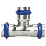 Тройник VARMEGA раструбный Inox Press 28x28x28 1