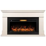 Каминокомплект: Очаг Royal Thermo Aurora RTFP/P-AR40LS, портал California 40, молочный 2