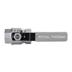 Кран шаровый Royal Thermo EXPERT 1", ВВ, стальной рычаг 3