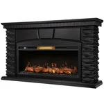 Каминокомплект: Очаг Royal Thermo Aurora RTFP/P-AR40LS, портал Porto 40 камень черный шпон венге 1