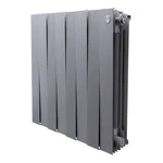 Радиатор биметаллический Royal Thermo PianoForte 500 Серебристый - 8 секц. 1