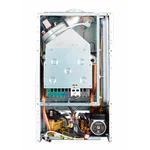 Котел газовый MIZUDO MAESTRO GEM M24Т настенный, 2 конт., OPT, стеклянная сенсорная панель, белая 3