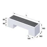Конвектор напольный Royal Thermo STEP-80/180/700-1-N-WT-LG-NA 2