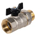Кран шаровой латунный LD Pride 47.25.В-ГШ.Б Ду 25 Ру 40 вн-американка, (бабочка с биркой) 2