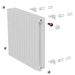 Дизайн-радиатор Royal Thermo Shift Q30 VC2050 - 08 секц. RAL9016 5