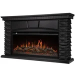 Портал Firelight Porto 42/40/36 камень черный шпон венге 1