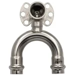 Водорозетка VIEIR проходная из нерж. стали 15×1/2" VER-PRO (20/2) 2