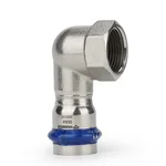 Угольник VARMEGA раструбный Inox Press ВР 28x3/4" 2