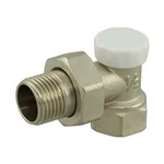 Клапан CTM запорный для радиатора угловой 1/2" ТЕРМО (10), арт. CARAVL12 1
