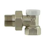 Клапан CTM запорный для радиатора угловой 1/2" ТЕРМО (10), арт. CARAVL12 2