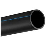 Труба ПНД 32х2,0 SDR17 черная с синей полосой, питьевая (200) 3