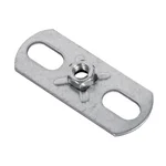 Пластина опорная SHUFT с гайкой М8 30х80х3,0 (упак.100шт) 1