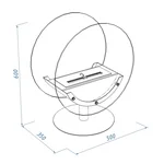 Биокамин Royal Thermo RTBFP-F500L Lens 6