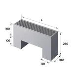 Конвектор напольный Royal Thermo STEP-180/180/700-3-N-SS-LG-NA 2