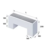 Конвектор напольный Royal Thermo STEP-130/180/600-2-N-WT-LG-NA 2