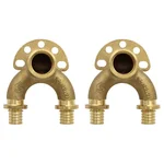 Уголок VIEIR проточный настенный для труб из сшитого полиэтилена ZL16X2,0-Rp1/2" VER-PRO VRP1620L 1