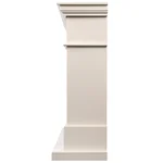 Каминокомплект: Очаг Electrolux EFP/P-3620LS, портал California 42/40/36, молочный 3