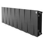 Радиатор биметаллический Royal Thermo PianoForte 300 Чёрный - 16 секц. 1