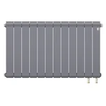 Радиатор биметаллический Royal Thermo Infinity 500 Silver Satin VR80 - 12 секц. 2