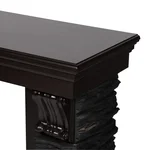 Портал Firelight Pietra Nuovo Classic камень сланец чёрный, шпон венге 3