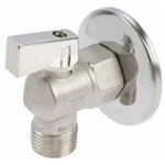 Кран шаровой TIM 1/2"х3/4" ВР/НР угловой, для бытовых приборов, хром BL5809 1