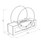 Биокамин Royal Thermo RTBFP-F700SB Siberia 6