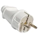 Вилка TDM ELECTRIC прямая с/з 16А 250В белый 1