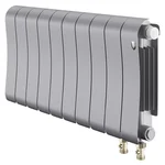Радиатор биметаллический Royal Thermo Infinity 300 Silver Satin VR80 - 10 секц. 1