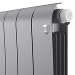 Радиатор биметаллический Royal Thermo Infinity 300 Silver Satin VR80 - 10 секц. 4