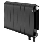 Радиатор биметаллический Royal Thermo Infinity 300 Noir Sable VR80 - 8 секц. 1