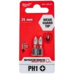 Насадка Milwaukee SHOCKWAVE PH1 25мм (упак_2) 4932430850 1