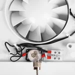 Вентилятор вытяжной Royal Thermo Sunrise RAFR 100 P с тяговым выключателем 7