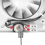 Вентилятор вытяжной Royal Thermo Sunset RAFS 120 P с тяговым выключателем 7