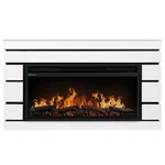 Каминокомплект: Очаг Electrolux EFP/P-3620LS, портал Moderno 36 белый, черный, р/в 2