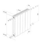 Радиатор Royal Thermo PianoForte 500 /Noir Sable - 6 секц. VDR 7