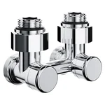 Узел нижнего подключения Royal Thermo Design угловой 1/2"х3/4" EK (хром) 1