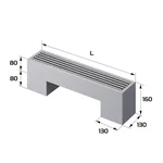 Конвектор напольный Royal Thermo STEP-80/130/700-1-N-SS-LG-NA 2
